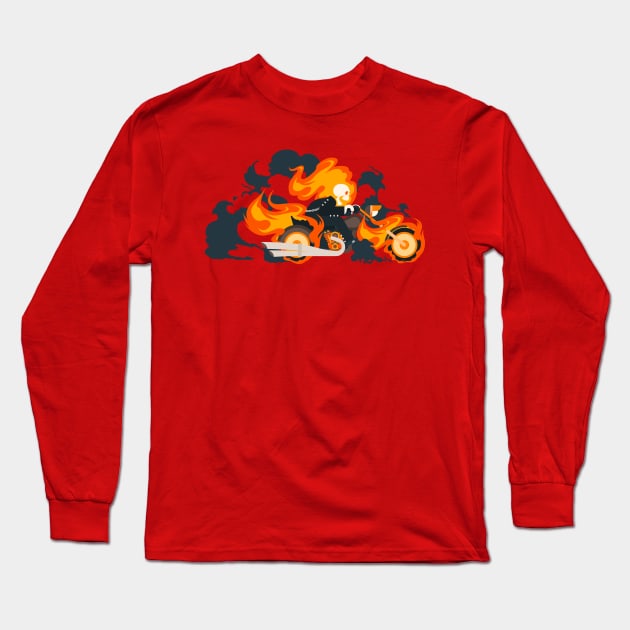 Ghost Rider - Variant Long Sleeve T-Shirt by AlternateRealiTEE